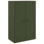 Credenza Verde Oliva 67x39x107 cm in Acciaio