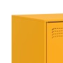 Mobile Porta TV Giallo Senape 99x39x44 cm in Acciaio