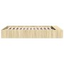 Giroletto Rovere Sonoma 160x200 cm in Legno Multistrato