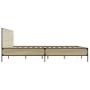 Giroletto Rovere Sonoma 180x200 cm in Legno Multistrato Metallo