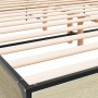 Giroletto Rovere Sonoma 180x200 cm in Legno Multistrato Metallo