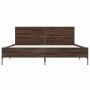 Giroletto Rovere Marrone 120x190cm in Legno Multistrato Metallo
