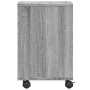 Supporto per Stampante con Ruote Grigio Sonoma 41x32x48 cm