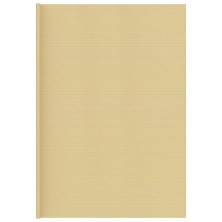 Tappeto da Tenda Beige 400x800 cm HDPE