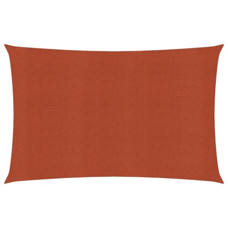 Vela Parasole 160 g/m² Rettangolare Terracotta 3,5x5 m HDPE