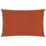 Vela Parasole 160 g/m² Rettangolare Terracotta 3,5x5 m HDPE