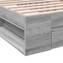 Giroletto Cassetto Grigio Sonoma 100x200 cm Legno Multistrato