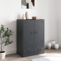 Credenza Antracite 67x39x95 cm in Acciaio