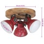 Lampada da Soffitto 25 W Rosso Anticato 35x35x25 cm E27