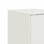 Credenza Bianca 34,5x39x107 cm in Acciaio