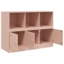 Credenza Rosa 99x39x73 cm in Acciaio