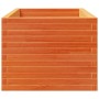 Fioriera Giardino Marrone Cera 90x60x49,5cm Legno Massello Pino