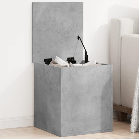 Contenitore Grigio Cemento 40x42x46 cm in Legno Multistrato