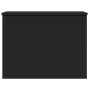 Contenitore Portaoggetti Nero 60x42x46 cm Legno Multistrato