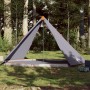 Tenda Familiare Tipi 8 Persone Grigia e Arancione Impermeabile