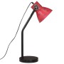 Lampada da Scrivania 25 W Rosso Anticato 17x17x60 cm E27