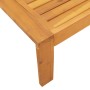 Set Divano da Giardino 3pz con Cuscini Legno Massello di Acacia