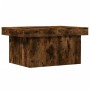 Tavolino da Salotto Rovere Fumo 100x55x40 cm Legno Multistrato