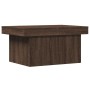 Tavolino Salotto Rovere Marrone 100x55x40 cm Legno Multistrato