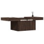 Tavolino Salotto Rovere Marrone 100x55x40 cm Legno Multistrato