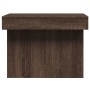 Tavolino Salotto Rovere Marrone 100x55x40 cm Legno Multistrato