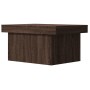 Tavolino Salotto Rovere Marrone 100x55x40 cm Legno Multistrato