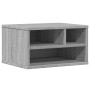 Supporto Stampante Grigio Sonoma 40x32x22,5cm Legno Multistrato