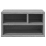 Supporto Stampante Grigio Sonoma 40x32x22,5cm Legno Multistrato