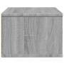 Supporto Stampante Grigio Sonoma 40x32x22,5cm Legno Multistrato