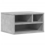 Supporto Stampante Grigio Cemento 40x32x22,5 Legno Multistrato