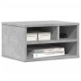 Supporto Stampante Grigio Cemento 40x32x22,5 Legno Multistrato