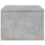 Supporto Stampante Grigio Cemento 40x32x22,5 Legno Multistrato