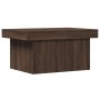 Tavolino Salotto Rovere Marrone 80x55x40 cm Legno Multistrato