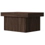 Tavolino Salotto Rovere Marrone 80x55x40 cm Legno Multistrato