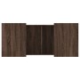 Tavolino Salotto Rovere Marrone 80x55x40 cm Legno Multistrato