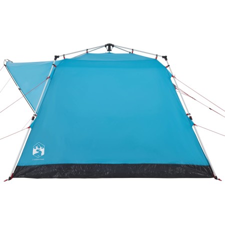 Tenda da Campeggio Cabina 4 Persone Blu a Rilascio Rapido