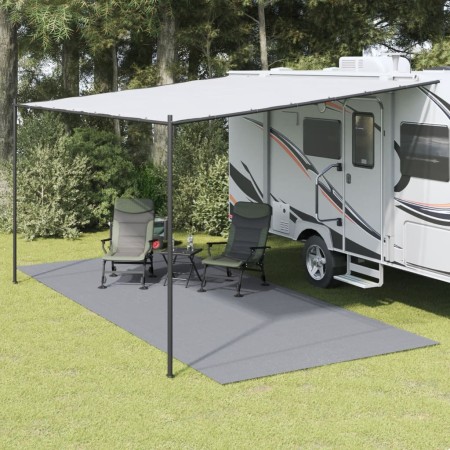 Tappeto da Campeggio Grigio Chiaro 6x2,5 m