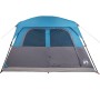 Tenda Familiare Cabina per 6 Persone Blu Impermeabile