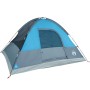 Tenda da Campeggio a Cupola per 4 Persone Blu Impermeabile