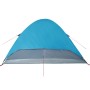 Tenda da Campeggio a Cupola per 4 Persone Blu Impermeabile