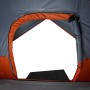 Tenda Familiare a Cupola 6 Persone Arancione Impermeabile