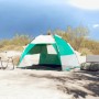 Tenda da Spiaggia 2 Persone Verde Rilascio Rapido Impermeabile