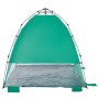 Tenda da Spiaggia 2 Persone Verde Rilascio Rapido Impermeabile