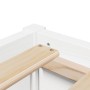 Giroletto Bianco 150x200 cm in Legno Massello di Pino