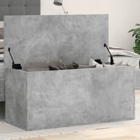 Contenitore Grigio Cemento 100x42x46 cm in Legno Multistrato