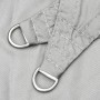Vela Parasole Grigio Chiaro 4x2,5 m 100% Poliestere Oxford
