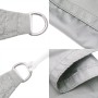 Vela Parasole Grigio Chiaro 4x2,5 m 100% Poliestere Oxford