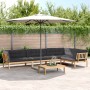 Set Divano Pallet Giardino 5pz con Cuscini Massello Acacia