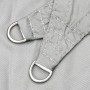 Vela Parasole Grigio Chiaro 6x5 m 100% Poliestere Oxford