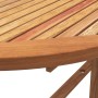 Set Pranzo da Giardino 7pz Legno Massello di Acacia e Textilene